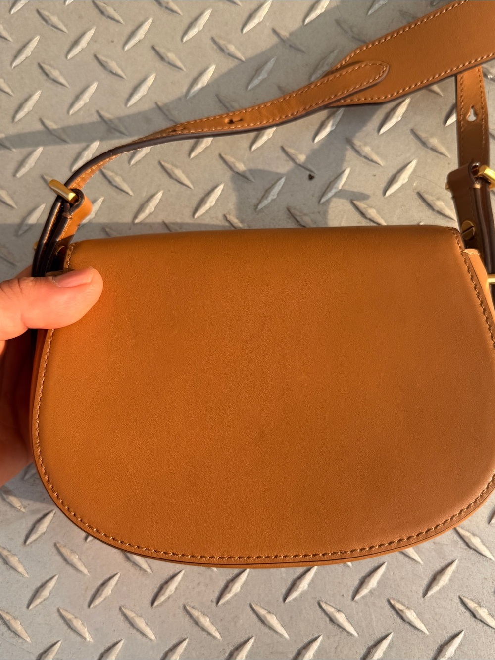 Polo Ralph Lauren ID Calfskin Mini Saddle Bag - Picture 4 of 12